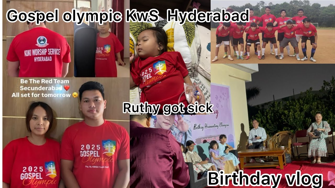 Утренний видеоблог ||Gospel Olympic KWS Hyderabad ||День рождения 🎉 🤗🎀❤️
