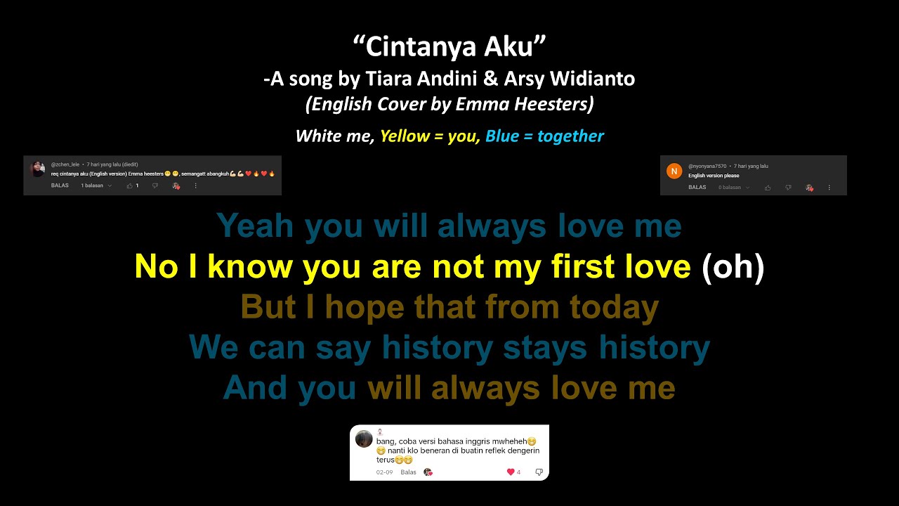 Tiara Andini, Arsy Widianto Cintanya Aku (Karaoke Duet Version