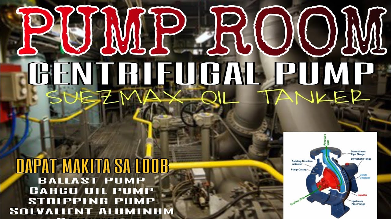 Pump room centrifugal pump / Suex max Crude oil tanker / Ballast Pump