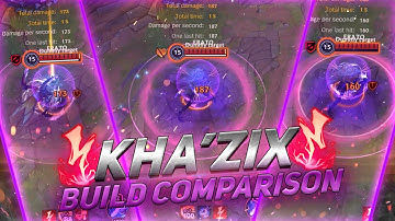 Khazix Build Comparison! What is Better Build? Wild Rift (LoL Mobile)
