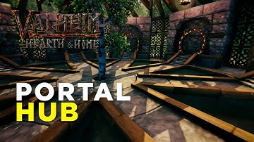 Valheim - Hearth & Home: Portal Hub Build