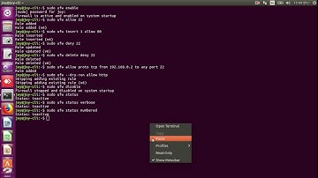 Firewall on Linux Ubuntu 16.04