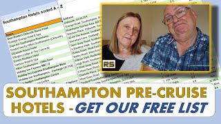SOUTHAMPTON PRE-CRUISE HOTELS | GET OUR FREE LIST