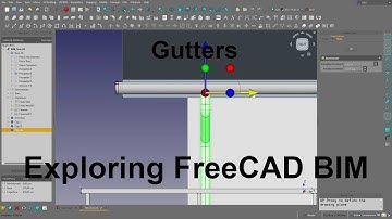 Exploring Freecad Bim - Gutters