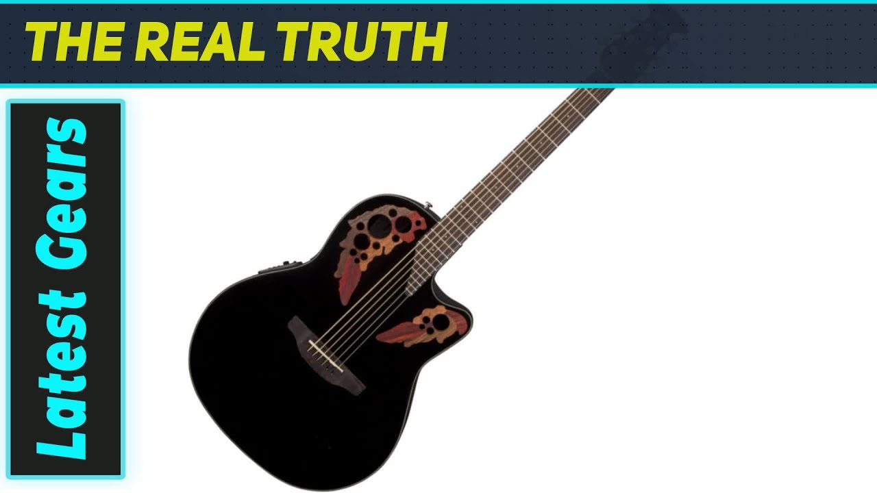 Ovation CE44-5 Black: Incredible Acoustic-Electric Guitar
