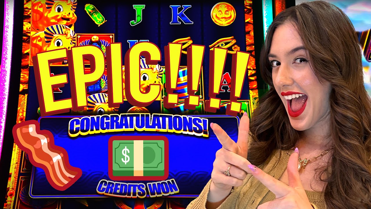 HUGE WIN!!!! - Rakin' Bacon SLOTS - YouTube