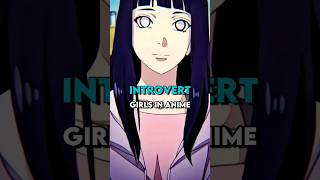Introvert girls vs boys in anime #anime #naruto #animeedit #otaku #shorts
