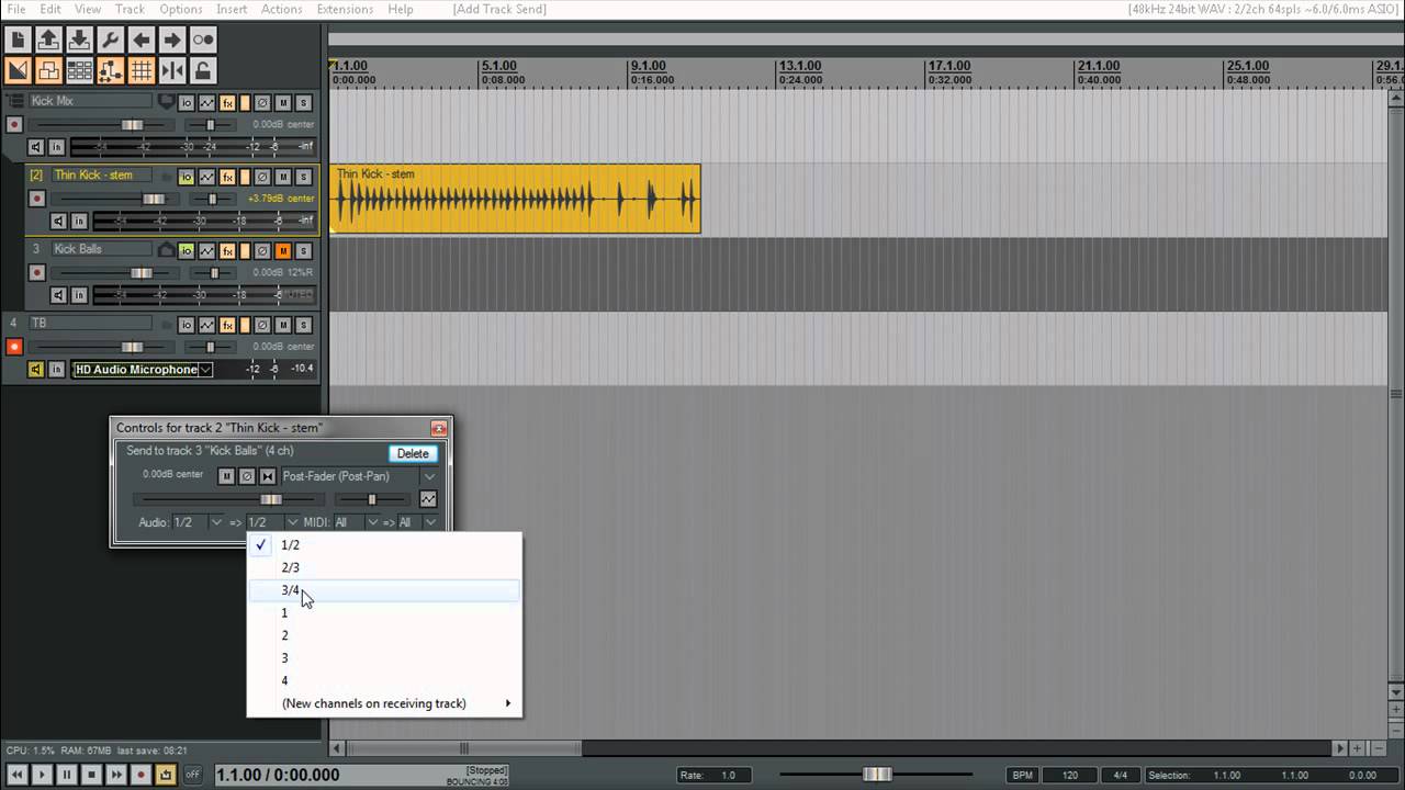 Tutorials For Reaper Kick Fatten Thin Kick Tone Generator