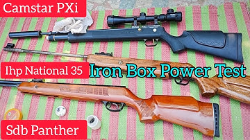 Iron Box Damage Impact Penitration Power test 💥 Camstar PXi,Ihp National 35,Sdb Panther 🔥