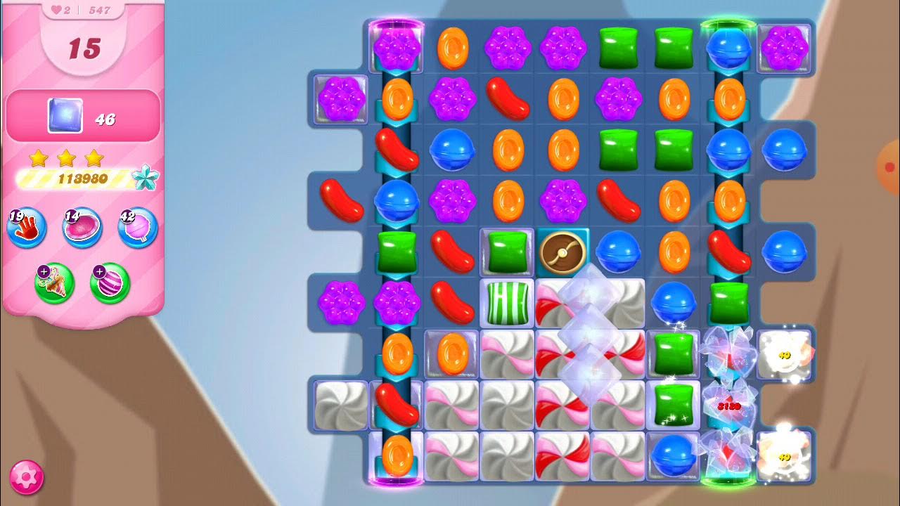 How To Beat Level 547 In Candy Crush Saga Candy Crush Saga niveau 547 - YouTube