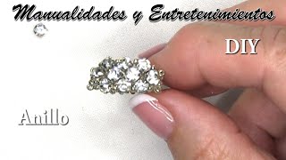 DIY - Anillo Brillantes Strass 💍💍💍