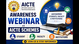 Awareness Webinar On Aicte Scholarship/fellowship Schemes For Western Region