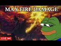 Another test stream this is what max fire damage looks like in elden ring