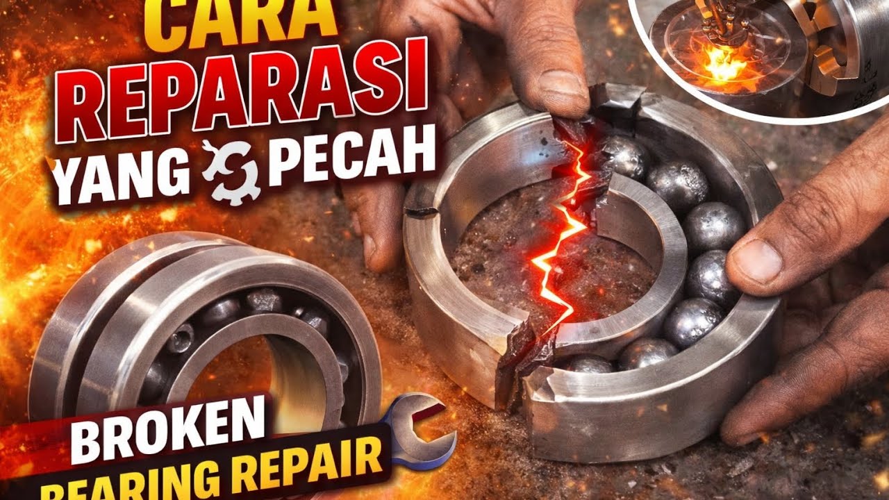 Bearing Pecah Bisa Hidup Lagi?! 😱 Proses Reparasi Bearing Rusak Sampai Normal Kembali 