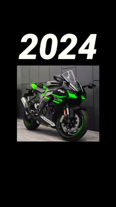 Evolution of kawasaki ninja zx10r (2008~2024) #shorts #viral #kawasaki
