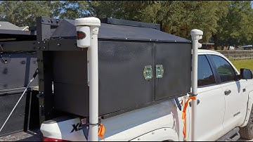WRAZE Features Video: 4 Locking Tool Boxes with LED & Covered Truck Bed