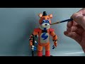 Glamrock Freddy Sculpture➤FNAF Security Breach➤Polymer Clay Tutorial★Creatures Rose Clay★