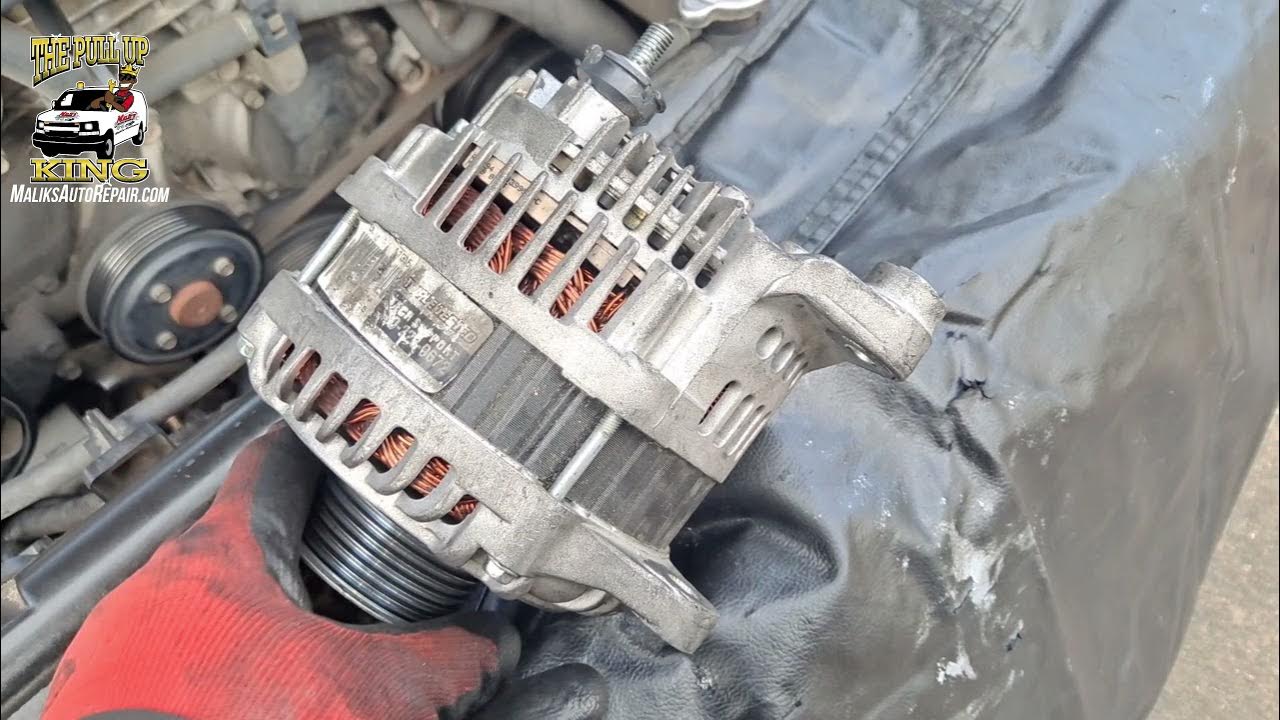 LIGHTS ON THE DASH FLICKER‼️2006 INFINITI M35 ALTERNATOR DETAILED