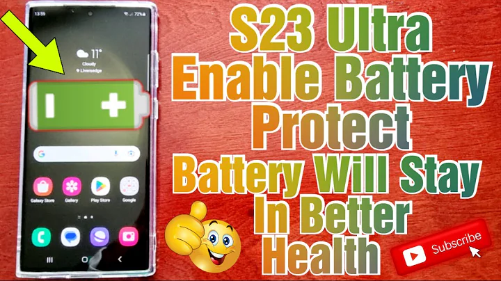 Samsung Galaxy S23 Ultra Turn On Battery Protect|Extend Battery's Lifespan So it Last Years Longer