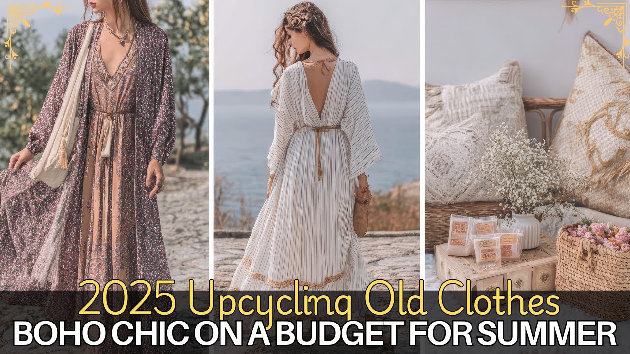 Boho Chic on a Budget: Upcycling Old Clothes for Summer 2025