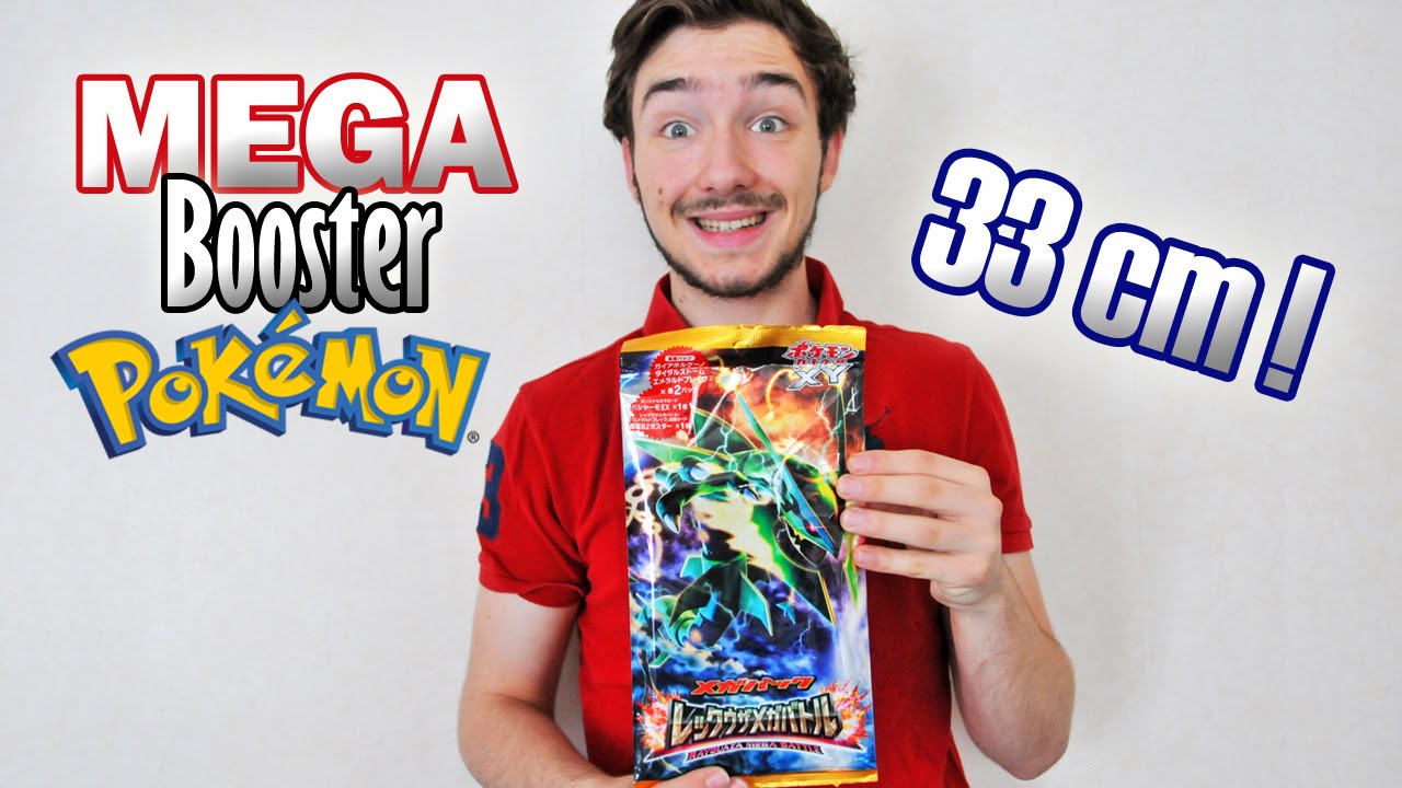 Ouverture d'un MEGA BOOSTER POKEMON XY RAYQUAZA ! CARTE POKEMON ULTRA-RARE  EN MASSE ! 