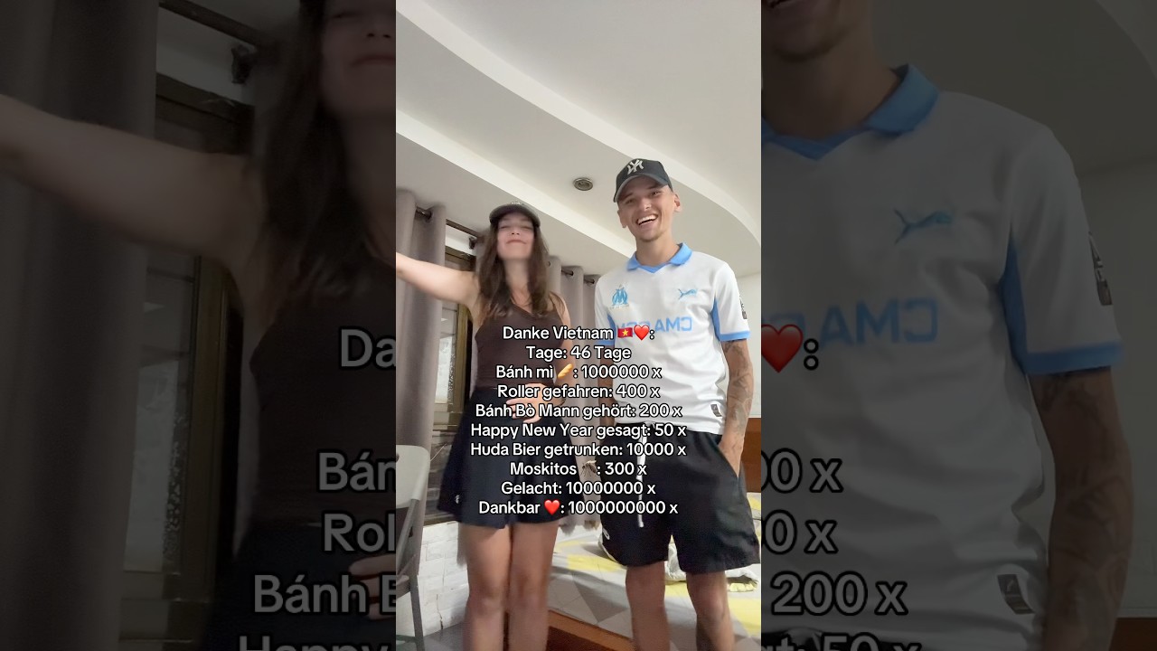 Wir sind so dankbar für die Zeit in Vietnam 😍 wo sind wir jetzt ? #shorts #couple