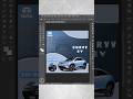 Curvv Ev Car Poster Design in Photoshop