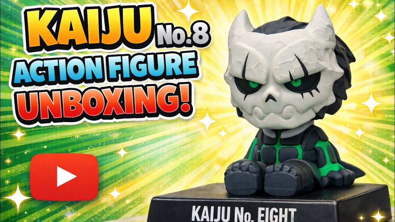 Kaiju no 8 Kafka action figure booble head unboxing video 