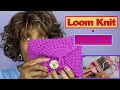 How To Loom Knit a Pouch - Loom Knitting Projects