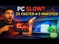 Windows 10 PC Slow? 🚀 5 Minute Me 2X Fast Kare (100% Working)