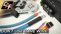 Wire Ferrules - BEST Amp Connection - WHEN TO CRIMP!? 