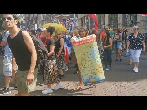 Demonstratie Amsterdam 23 juli 2022