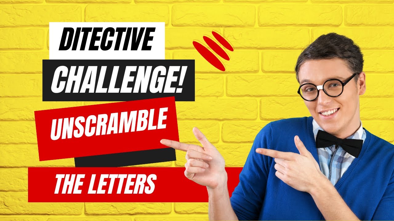 Word Detective Challenge Guess the Correct Word from Letter Quiz