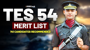 10+2 Technical Entry Scheme TES 54 Merit List