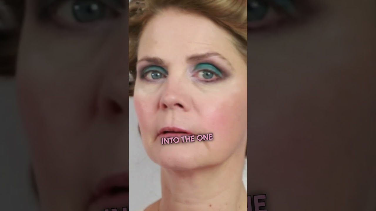 The Secret to Eye Color Makeup is Blending Over The Bones #shorts