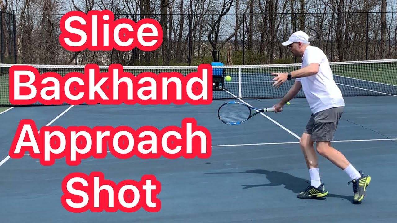 Advanced Slice Backhand Approach Shot (Tennis Technique & Footwork