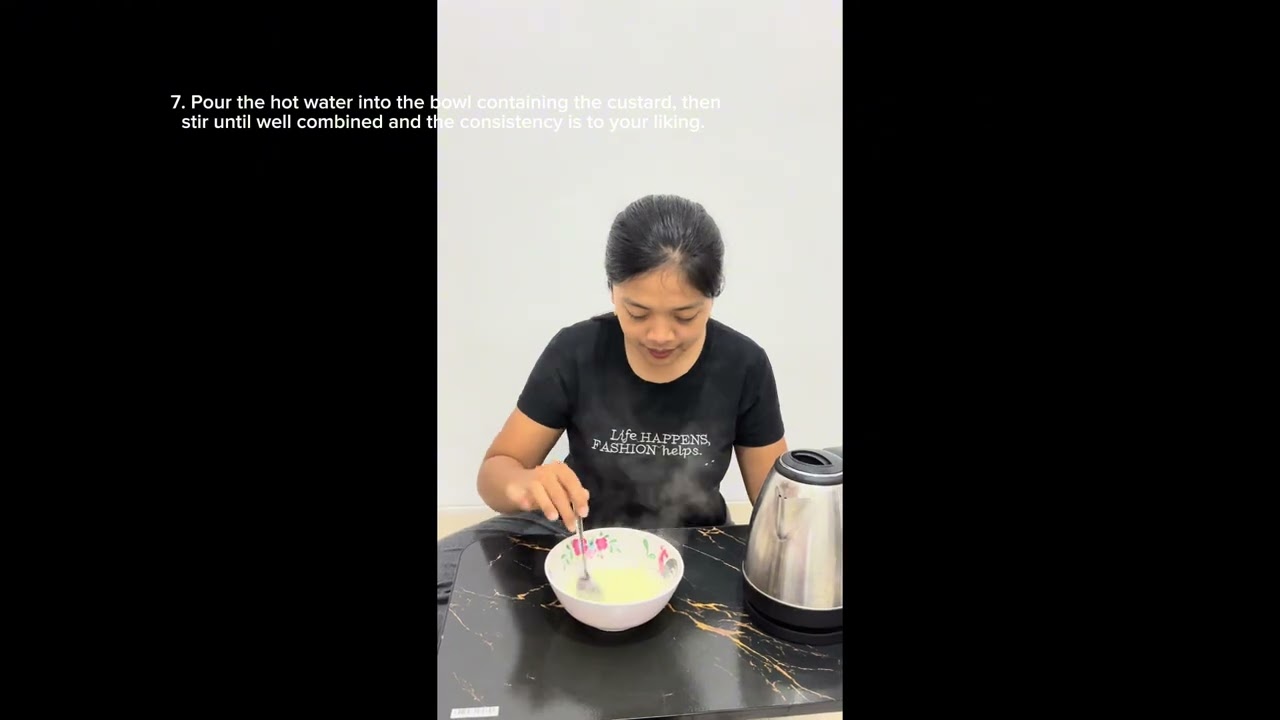 How To Make Chocolate Pudding // Procedure text