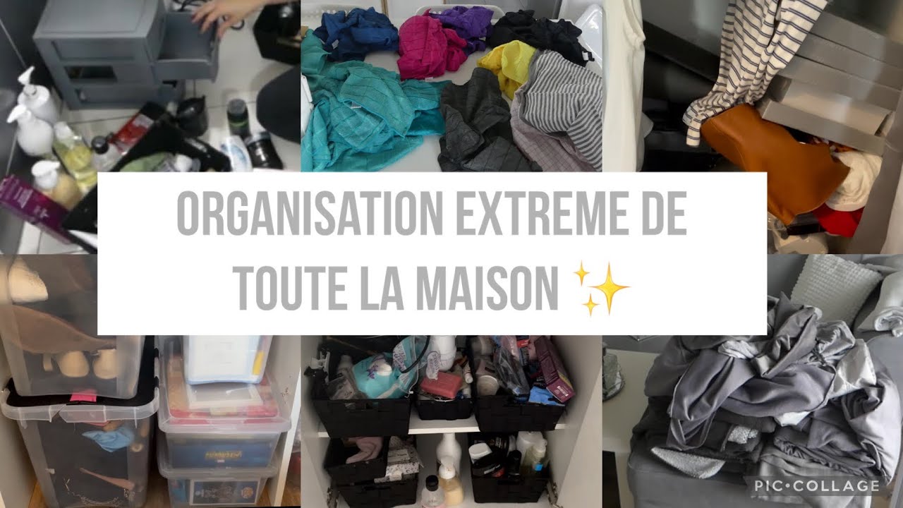 💪🏻 ORGANISATION AU MAXX ! TRI, RANGEMENT ET AMÉNAGEMENT EXTRÊME DE LA MAISON 🏠