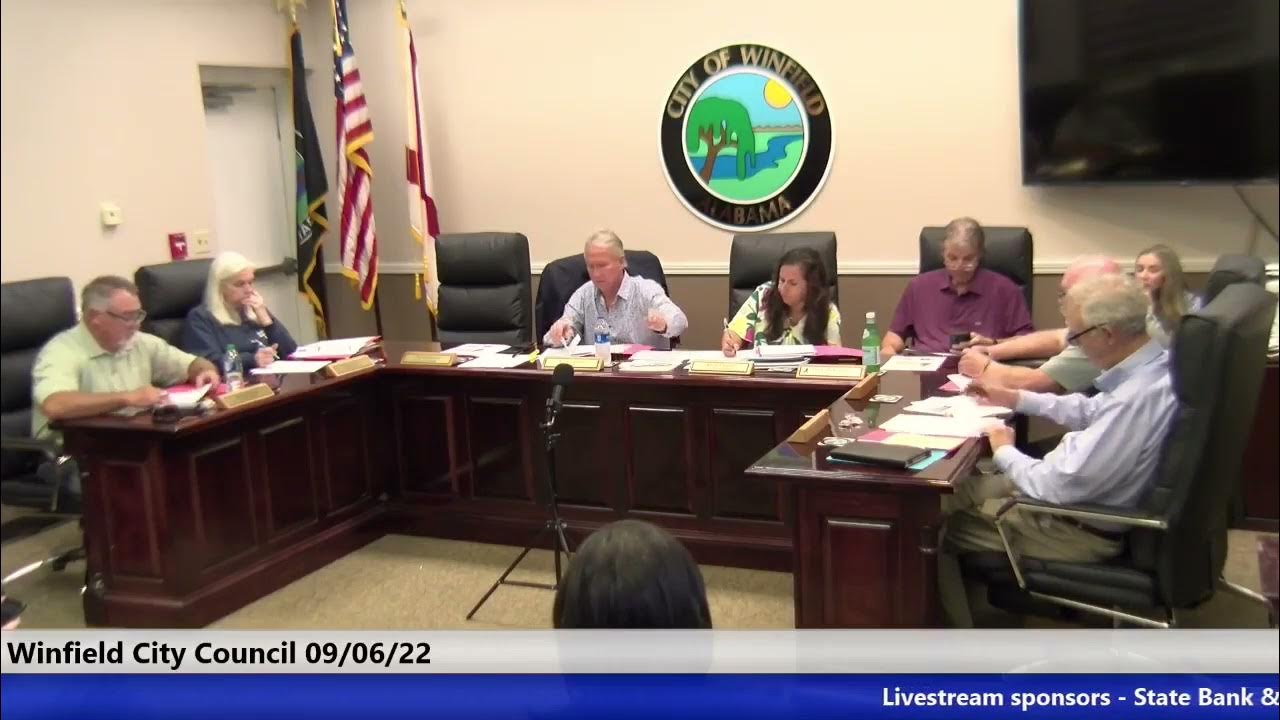 Winfield City Council 09 06 22 YouTube