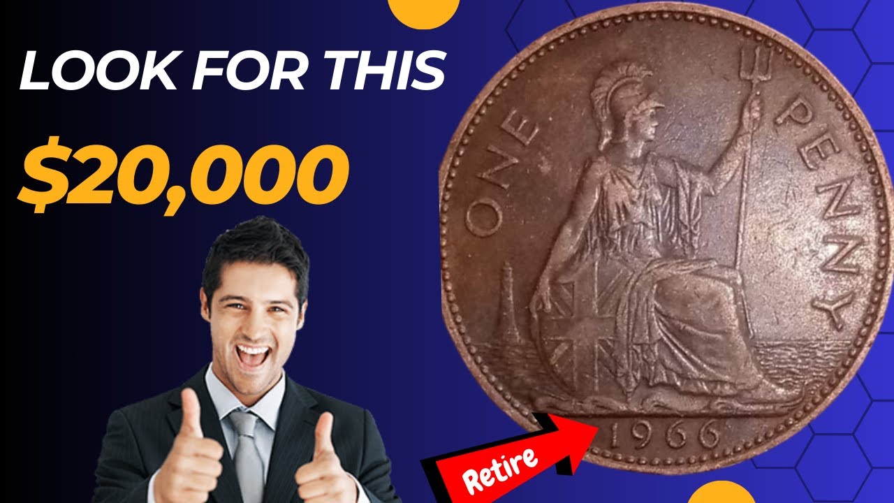 "Unbelievable Find 1966 Penny Valued at Over 20,000!" Coins Worth A