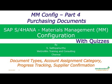 SAP MM Configuration