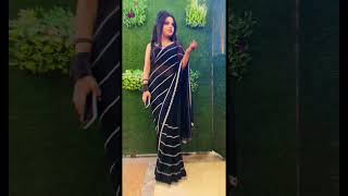 Black Saree New Instagram Vedio