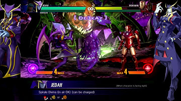 JEDAH - ALL HYPER COMBOS, COMMAND NORMALS & SPECIAL MOVES - Marvel vs Capcom: Infinite