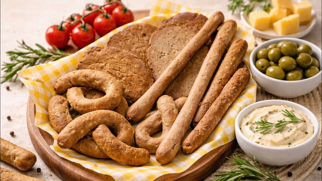 🥨 Tarallini, Grissini e Crostini proteici senza glutine