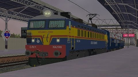 12123 Deccan Queen with KYN WCAM3 on her 88th Birthday blasting Shelu in Open Rails/MSTS.