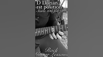 D Dorian mode 1st position #dorianmode