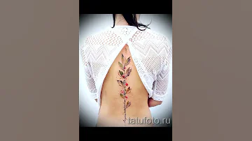 примеры фото тату шиповник для статьи про значение татуировки шиповник