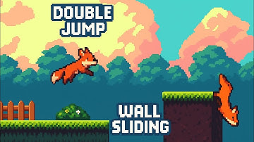 Make a Wall Slide and Double Jump in Godot 4 (Step-by-Step Tutorial)