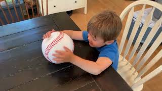 H&W Baseball Piggy Bank for Boys, Shatterproof Baseball Sports Themed Coin Bank, Gift for Kids