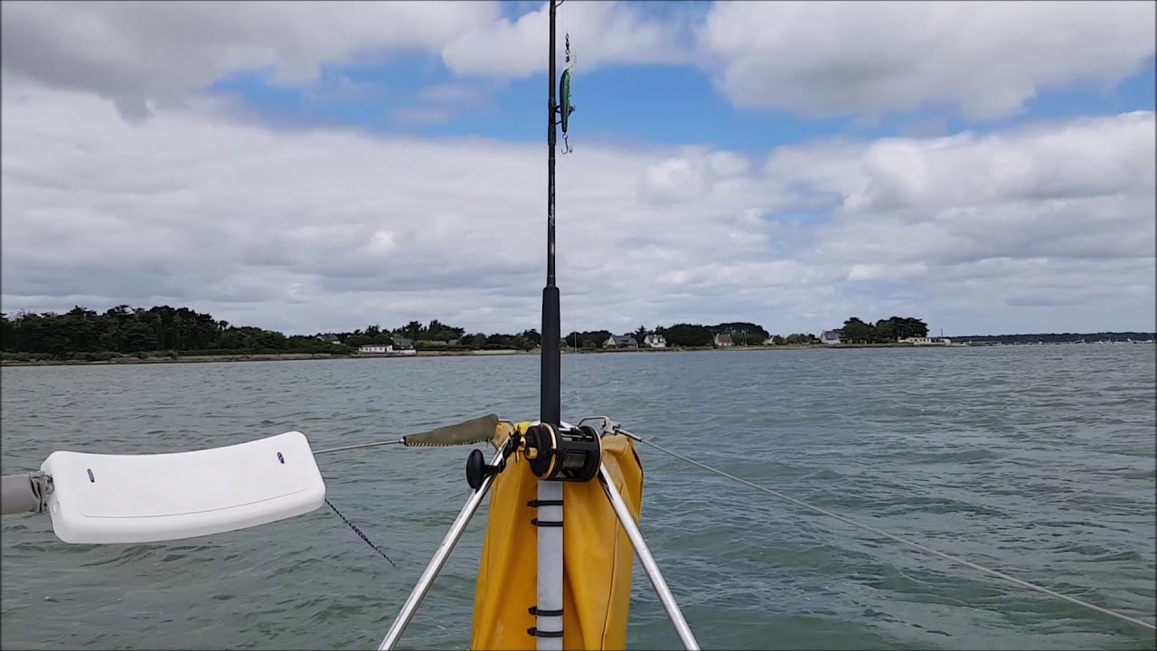 ⁣voilier Yannick, une courte escale à Penerf.